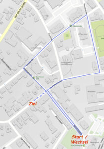 Streckenplan Herbstlauf 4 x 1-Runde-Staffel